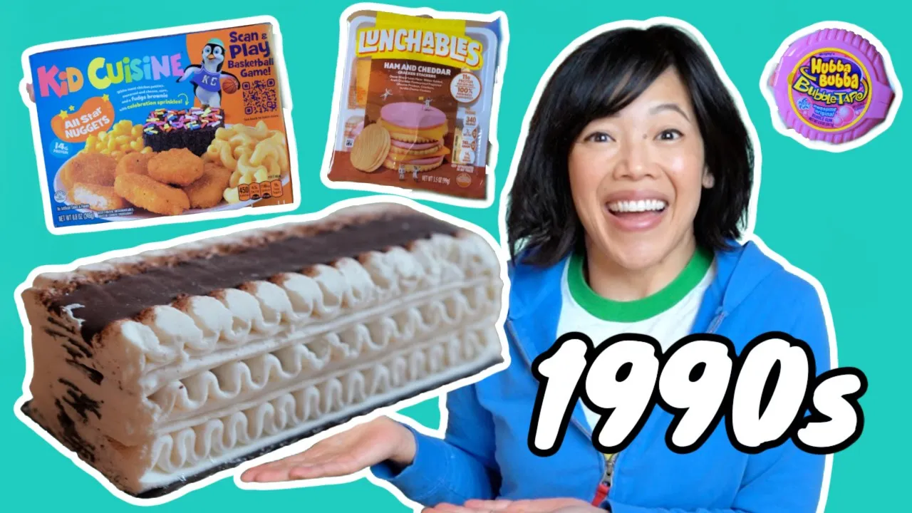 Do You Remember Viennetta?   1990s Food - Kid Cuisine, Lunchables & Bubble Tape