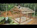 Download Lagu Building a Dream Wooden Roof with Bamboo – Single Mom Creates an Unexpected Transformation