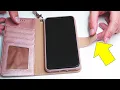 Arae iPhone Premium PU Leather Wallet Phone Case Review Link Below