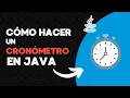 Como hacer un Cronometro en Java Apache NetBeans 13 2022