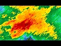 2013 Hattiesburg Mississippi Supercell Radar Loop