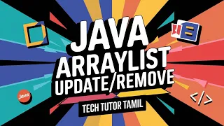 Java ArrayList Tutorial Update and Remove Elements Explained Tech Tutor Tamil