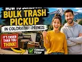 How to schedule a bulk trash pickup in Colorado Springs