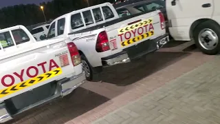 تويوتا دوبل كابينه وبدون كابينه وارد الامارات للبيع داخل مصر واسعار لا تقبل المنافسه 