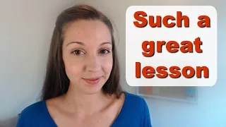 How to use SUCH A in English Expand your vocabulary