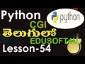 CGI common gateway interface script examples get and post methods - Python