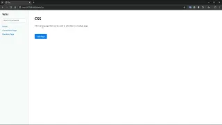 Wiki Encyclopedia made by Django framwork