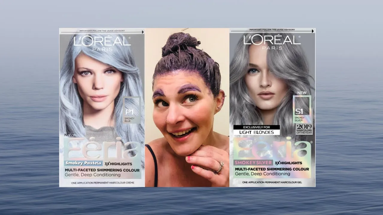 Dying my hair with Loreal Feria color R48 at home