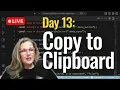 Build a Copy to Clipboard Button w JavaScript No Frameworks Day 13