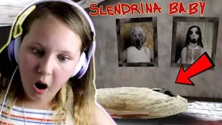 slendrinas baby found granny hides in slendrina asylum game ending 