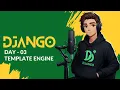 Django Day - 03 Django Template Inheritance Explained in Hindi Extends Include Template Engine
