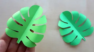 Blätter basteln mit Papier
