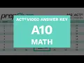 A10 - ACT Math