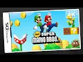 [NDS Longplay] New Super Mario Bros | Full Game Walkthrough | 4K
