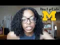 HOW I GOT INTO UMICH University of Michigan CoE 21 KoriMaria