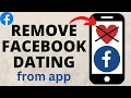 How to Remove Facebook Dating Shortcut - Hide Facebook Dating