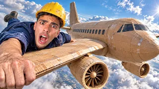 ركبت محرك طيراتي الكرتون وطارت (بعت ذهب امي)
