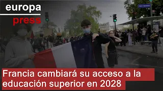 Francia sustituirá en 2028 su plataforma de acceso a la educación superior, germen de protestas