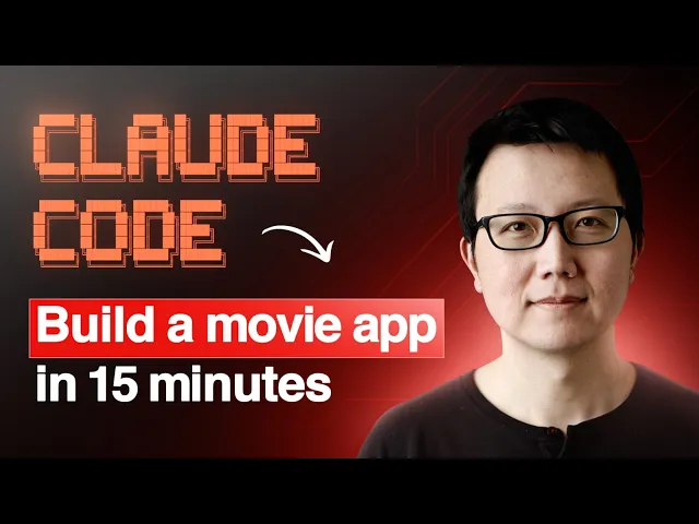 Claude Code Beginner&rsquo;s Tutorial: Build a Movie App in 15 Minutes (2025)