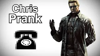 wesker calls people named chris resident evil prank call