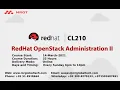 Red Hat OpenStack Administration II