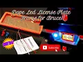 Unboxing Install of the LED License Plate Frame Cover and a Hidden Wire you don t know about