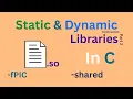 Learning C - Static Dynamic Libraries Part 2 making a dynamic lib