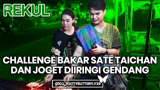 challenge bikin sate taichan ala katty dan aiman yang kalah goyang depan orang orang 