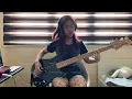 never gonna not dance again - p!nk - bass cover by claudia