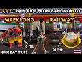 Download Lagu Stop Wasting Money on Day Tours! Take the $0.70 (23 THB) Train \u0026 Ferry to Maeklong Railway Market 🇹🇭