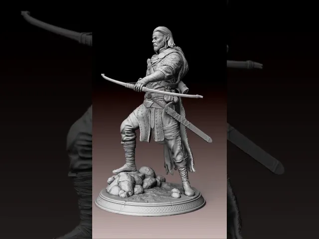Tanis HalfElf - 400mm Display Model - Supported & Unsupported Versions video thumbnail