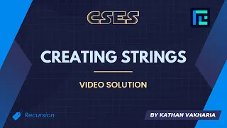 Creating Strings Solution CSES Problemset Introductory Problems