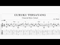 Guruku Tersayang - Gitar Fingerstyle (Not Balok \u0026 TAB)