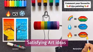 Satisfying Art ideas from PRANJITART 🤩🎨✨ #art #satisfyingart #creativeart #artist 