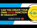 Create Your Own UPPER Function Oracle Tricky SQL and PLSQL Interview Questions