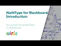 How to Use MathType in Blackboard
