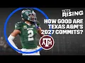 The Aggies Are Ranked No 1 in the 2027 Recruiting Class RISING