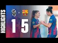 LIGA F | BADALONA 1 vs 5 FC BARCELONA 🔵🔴