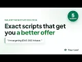 How to negotiate salary in 2026 exact scripts for 5 situations