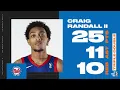 Craig Randall II Records Triple-Double vs Bulls