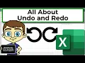 Using Undo and Redo in Excel