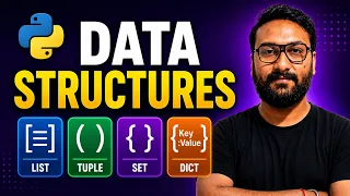 Python Data Structures in 6 Minutes List Tuple Set Dictionary Explained