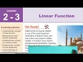 Linear Function Unit 2 Lesson 3 Prep 2 Math Term 2 2026 Solving School Book Exercises