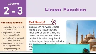 Linear Function Unit 2 Lesson 3 Prep 2 Math Term 2 2026 Solving School Book Exercises