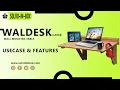 Foldable Wall Mount Table Features Functions SOLVD-IN-BOX