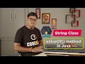 Java String valueOf method What is the valueOf method in Java
