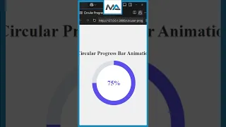 Create a Circular Progress Bar in 60 Seconds HTML CSS JavaScript
