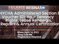 NYCHA Administered Section 8 Voucher 101 - Webinar