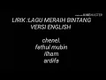 Download Lagu Lirik lagu meraih bintang.versi english