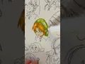 Coloring Link the Legend of Zelda with Ohuhu Markers